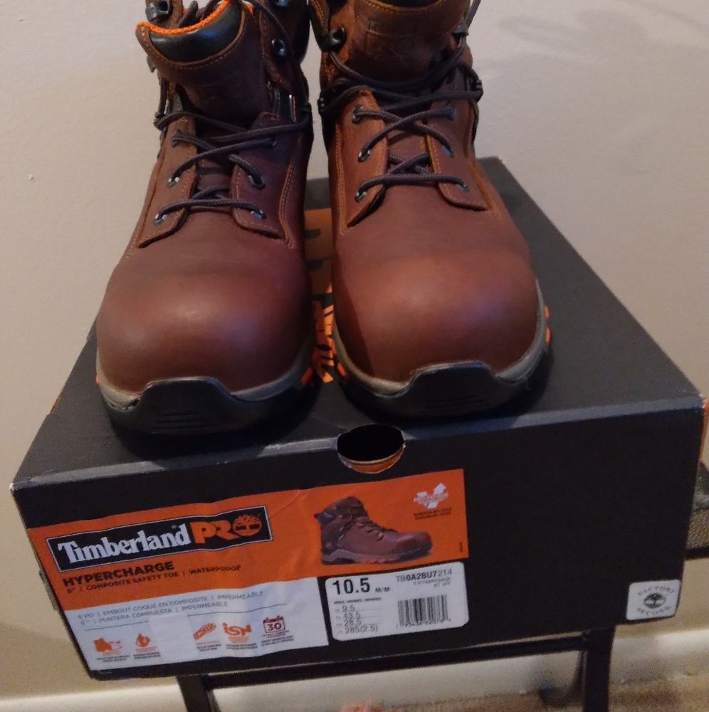 New Men's Stafety Toe Timberland Pro Boots